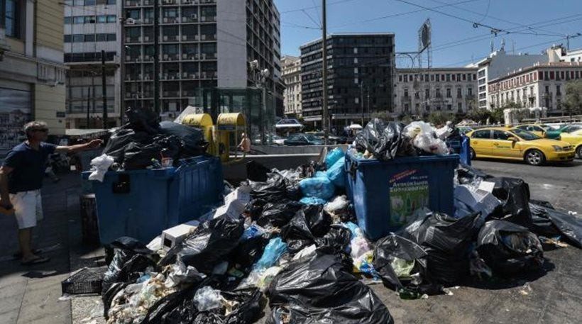 Άρθρο των Times για το θέμα των σκουπιδιών